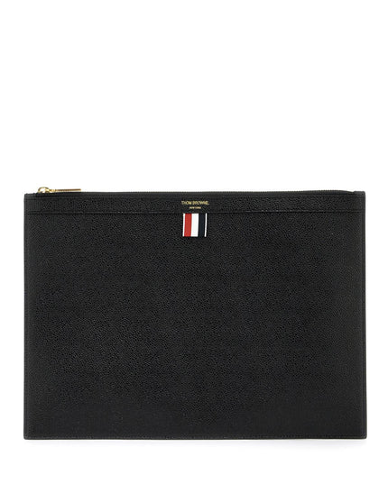 Thom Browne leather medium document holder