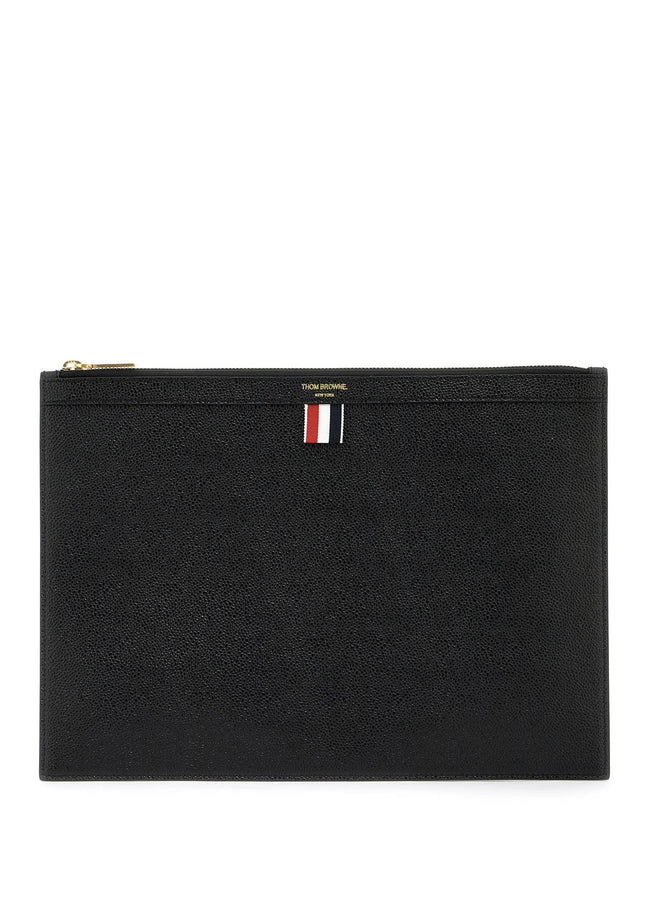 Thom Browne leather medium document holder