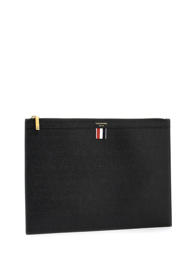 Thom Browne leather medium document holder