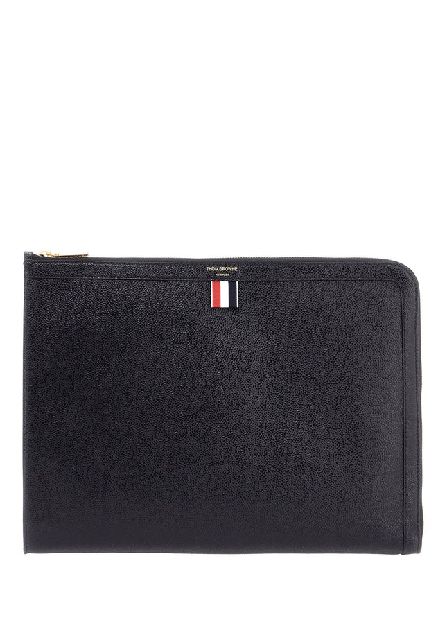 Thom Browne leather large document holder