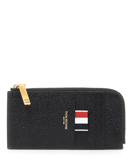 Thom Browne pebble grain leather cardholder