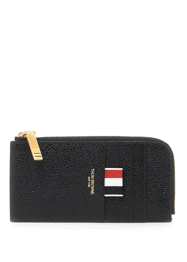 Thom Browne pebble grain leather cardholder