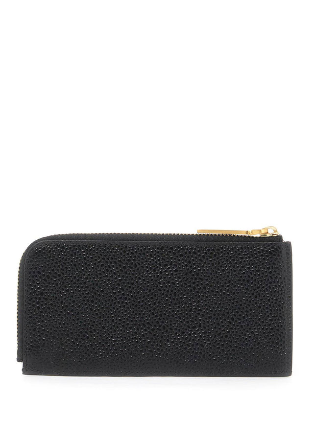 Thom Browne pebble grain leather cardholder