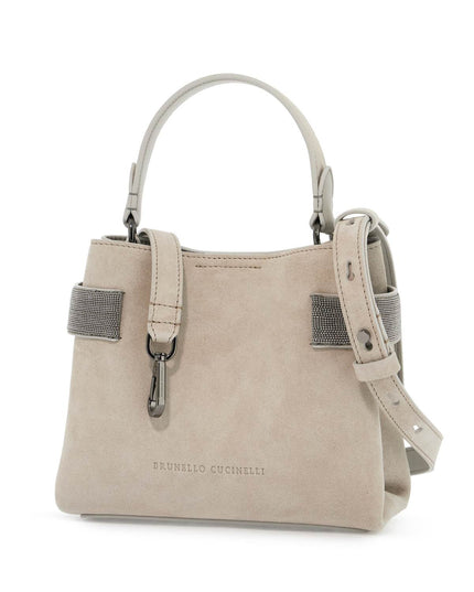 Brunello Cucinelli handbag with precious bands