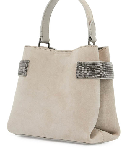 Brunello Cucinelli handbag with precious bands