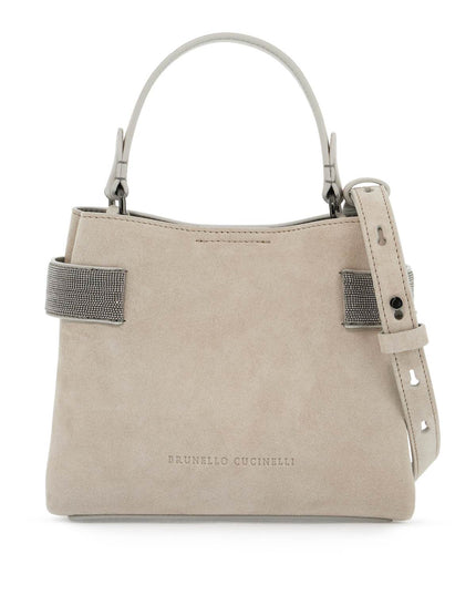 Brunello Cucinelli handbag with precious bands