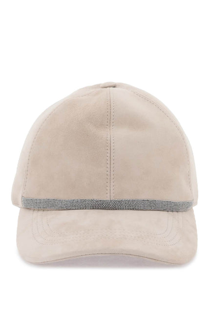 Brunello Cucinelli Baseball Cap With Monili-Caps-COCCINELLE-Urbanheer