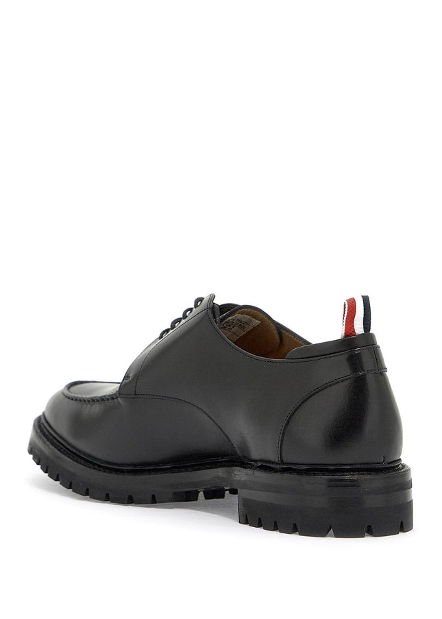 Thom Browne Derby Apron Stitch in pelle liscia