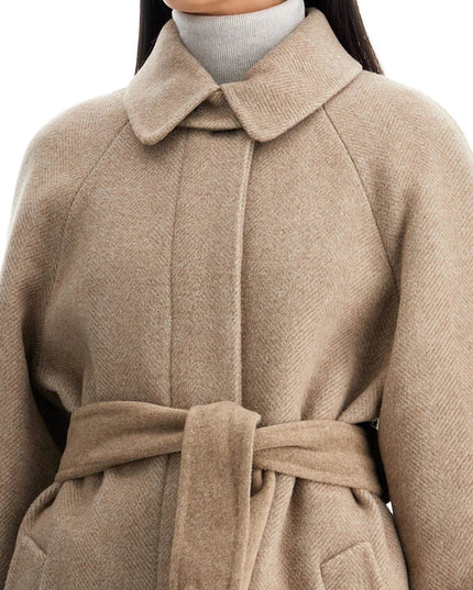 Brunello Cucinelli wool and cashmere coat with belt