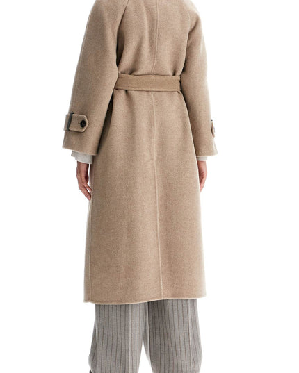 Brunello Cucinelli wool and cashmere coat with belt