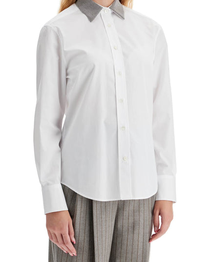 Brunello Cucinelli "shirt with beaded collar