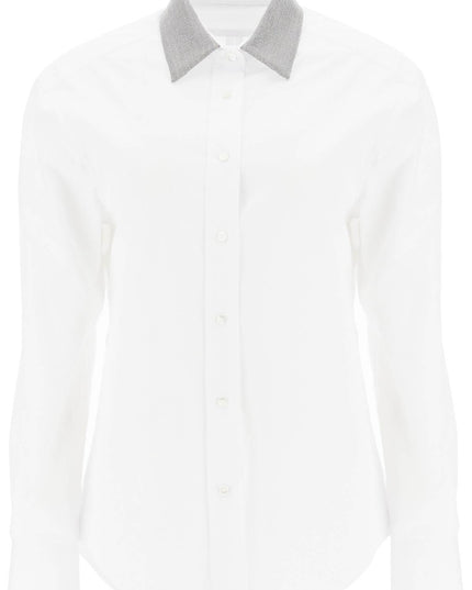 Brunello Cucinelli "shirt with beaded collar