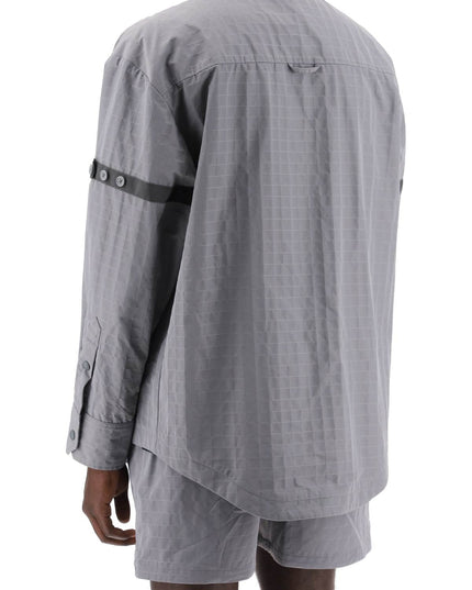 Thom Browne nylon ripstop overshirt in