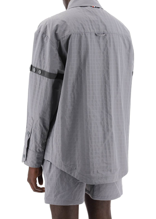 Thom Browne nylon ripstop overshirt in