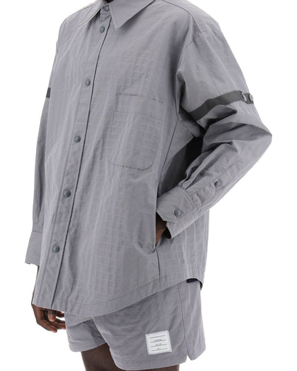 Thom Browne nylon ripstop overshirt in