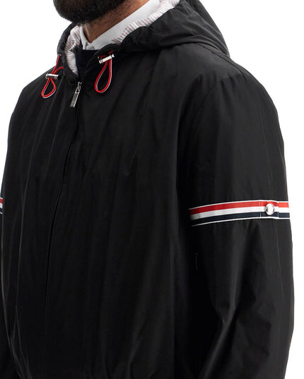 Thom Browne short jacket with tricolor inserts