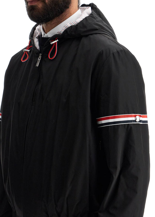 Thom Browne short jacket with tricolor inserts