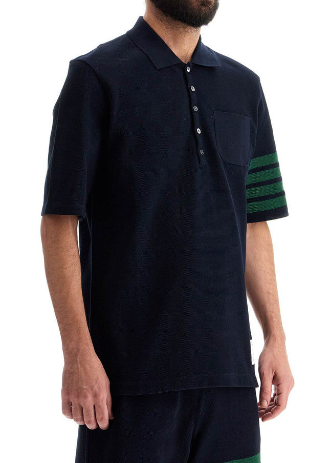 Thom Browne 4-bar polo shirt