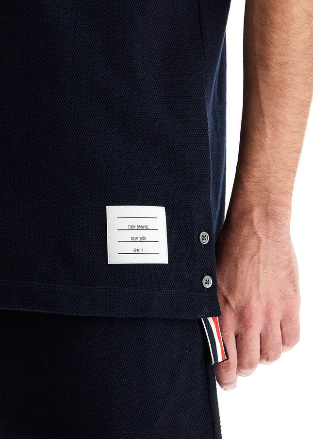 Thom Browne 4-bar polo shirt