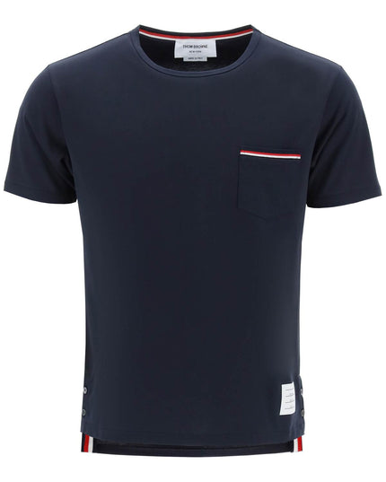 Thom Browne t-shirt con taschino rwb