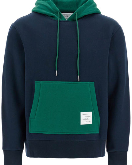 Thom Browne hooded sweatshirt with color