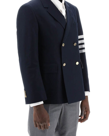 Thom Browne 4-Bar Double-Breasted Jacket-THOM BROWNE-Urbanheer