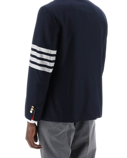 Thom Browne 4-Bar Double-Breasted Jacket-THOM BROWNE-Urbanheer