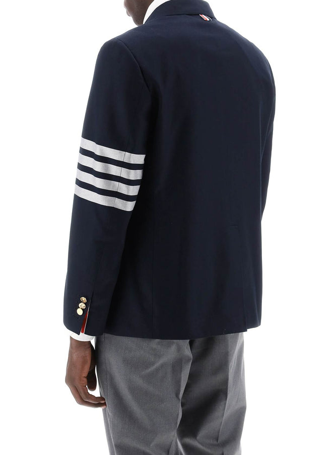 Thom Browne 4-Bar Double-Breasted Jacket-THOM BROWNE-Urbanheer