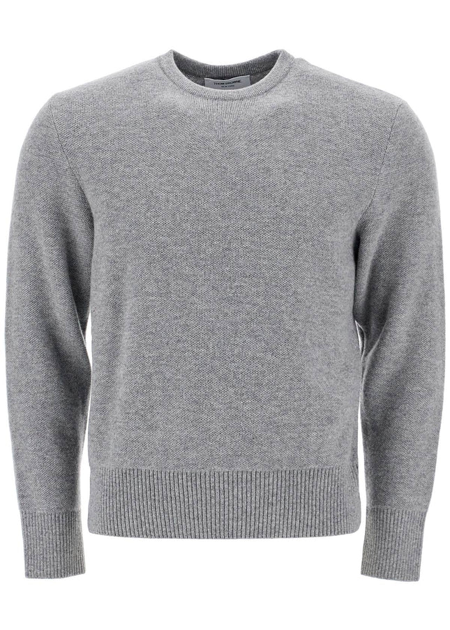 Thom Browne wool piqué crewneck pullover