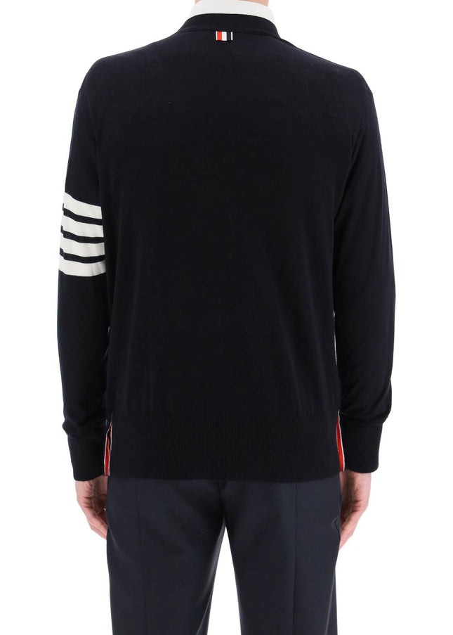 Thom Browne merino wool 4-bar cardigan