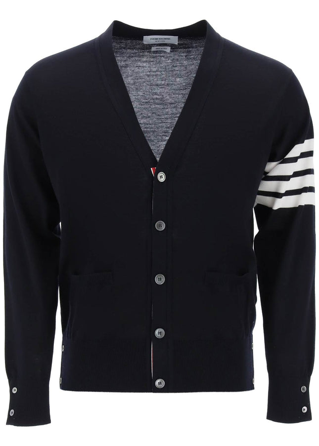 Thom Browne merino wool 4-bar cardigan