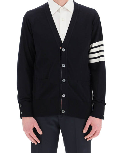 Thom Browne merino wool 4-bar cardigan