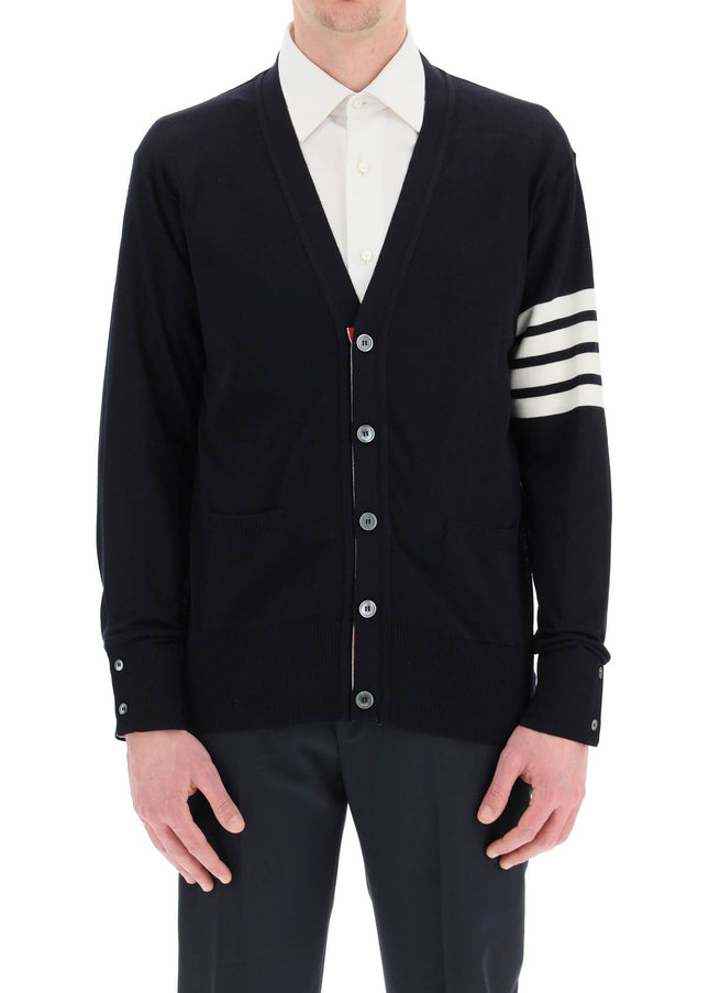 Thom Browne merino wool 4-bar cardigan