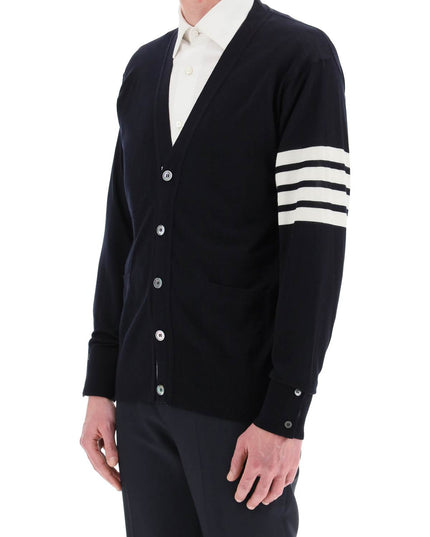 Thom Browne merino wool 4-bar cardigan