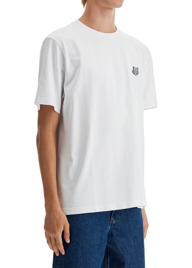 Maison Kitsune 'bold fox head patch t-shirt'