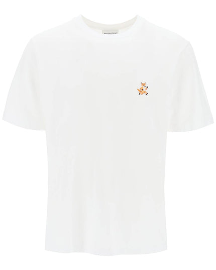 Maison kitsune "speedy fox comfort fit t-T-Shirt-MAISON KITSUNE-S-White-Urbanheer