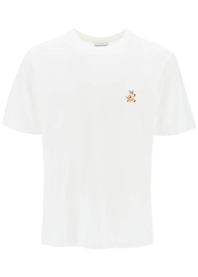 Maison kitsune "speedy fox comfort fit t-T-Shirt-MAISON KITSUNE-S-White-Urbanheer