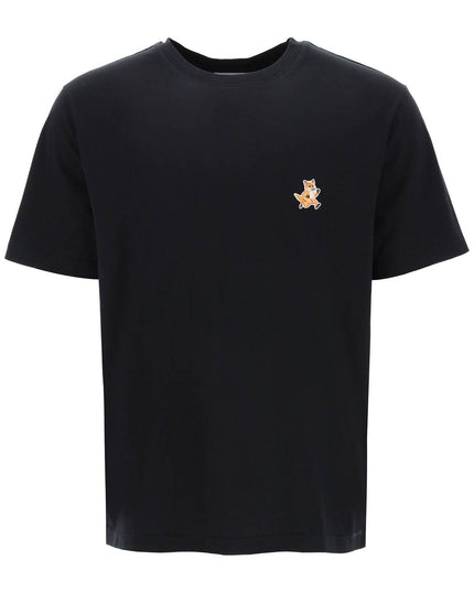 Maison kitsune "speedy fox comfort fit t-T-Shirt-MAISON KITSUNE-S-Black-Urbanheer