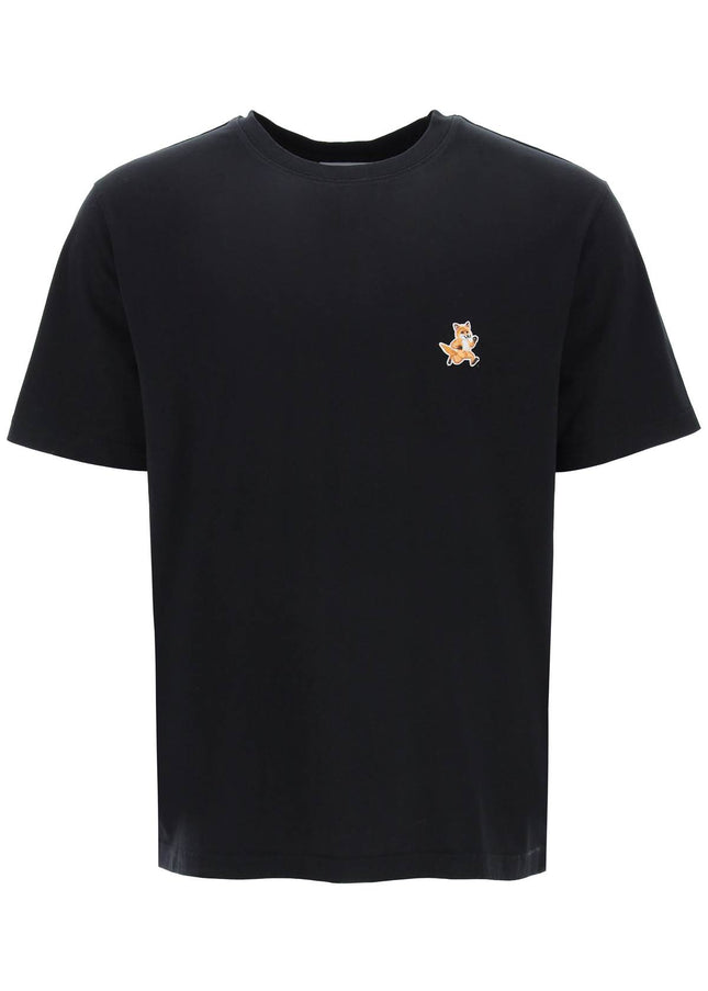 Maison kitsune "speedy fox comfort fit t-T-Shirt-MAISON KITSUNE-S-Black-Urbanheer