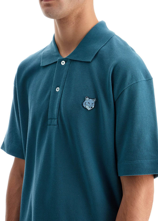 Maison Kitsune bold fox head comfort fit polo shirt