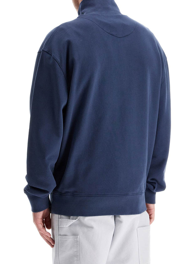 Maison Kitsune 'half-zip sweatshirt with fox head