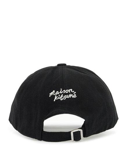 Maison Kitsune fox head baseball cap