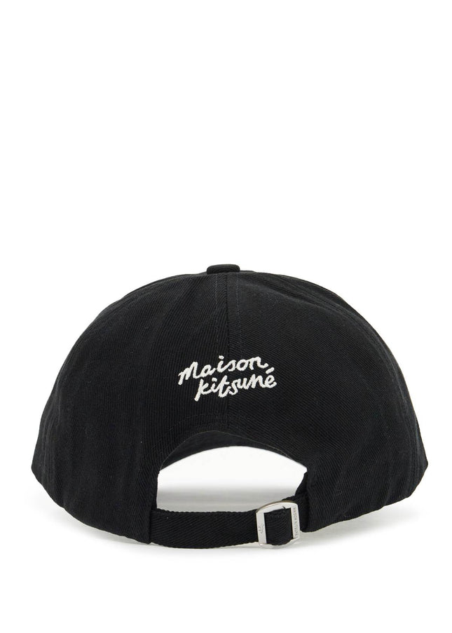 Maison Kitsune fox head baseball cap