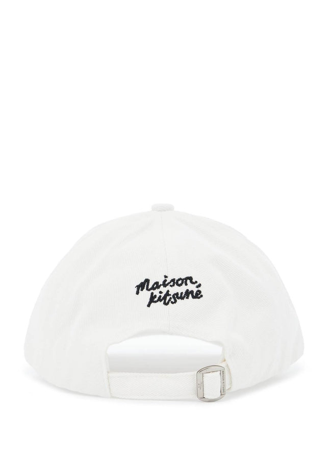 Maison Kitsune fox head baseball cap