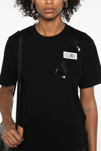 MM6 Maison Margiela T-shirts and Polos Black