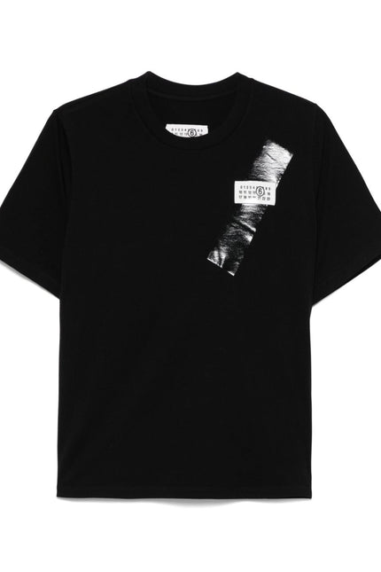 MM6 Maison Margiela T-shirts and Polos Black