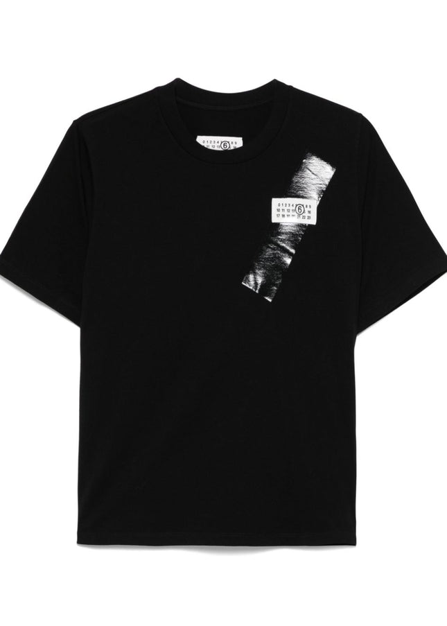 MM6 Maison Margiela T-shirts and Polos Black