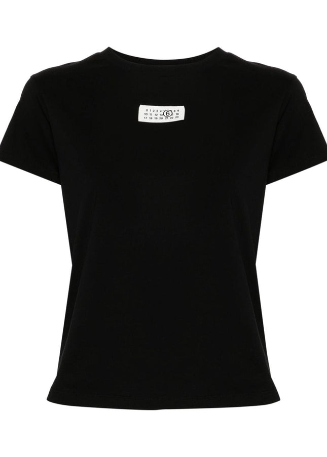 MM6 Maison Margiela T-shirts and Polos Black