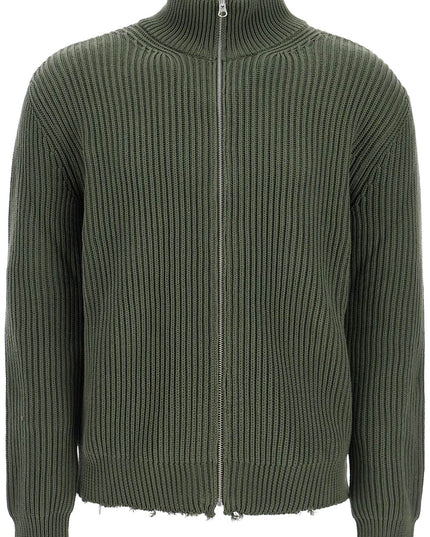 MM6 Maison Margiela cotton cardigan with zipper