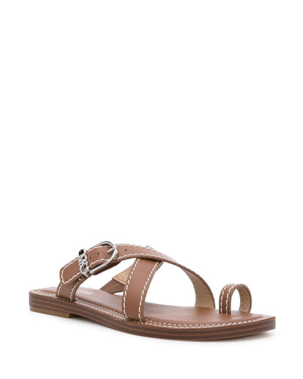 MMK Sandals Leather Brown